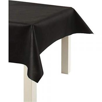 Manta de Imitación Textil, 125 cm, Negra, 10 m, 1 Rollo