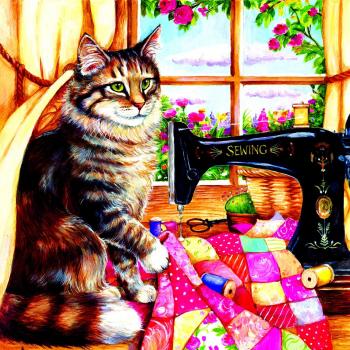 SunsOut 1000-Piece Puzzle - Debbie Cook: The Seamstress