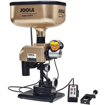 Máquina de Pelotas de Tenis de Mesa Joola Shorty - Robot Automatizado Compacto, Diseño Rosa y Dore, Dimensiones 31x56x25 cm