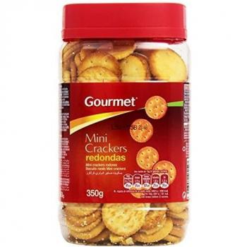 Gourmet Mini Crackers Redondas, 350g