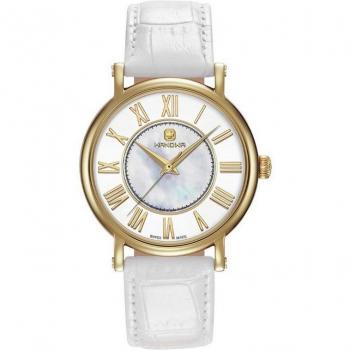 Hanowa Womens Analogue Quartz Watch with Leather Strap 16-6065.02.001