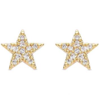 Pendientes Luxenter Estrella de Circonita Brillante