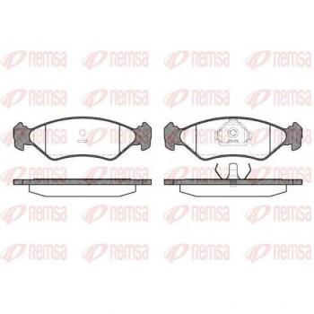 Pastillas de freno REMSA 0285.10 - Juego de pastillas de freno KAWE 0285 10, alta calidad, resistencia al desgaste, diseño optimizado para un rendimiento superior en frenado, bajo nivel de ruido