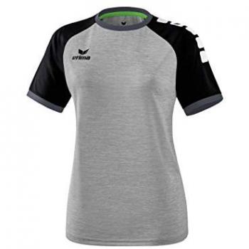 Erima Zenari 3.0 Women's Jersey T-shirt Grey Marl / Black / Dark Grey Size 46
