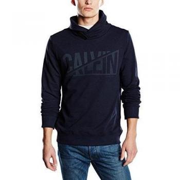 Calvin Klein CK Jeans, Josh Fn Hknit L/S - Jersey para hombre, Azul
