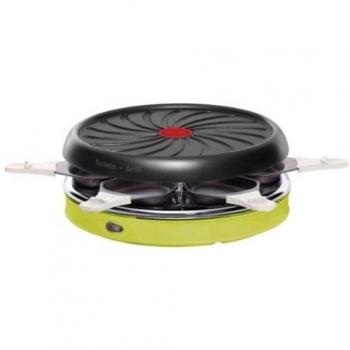 Tefal RE128012 Colormania Re128012 Raclette, 850 W, Aluminio/Revestimiento Antiadherente, Verde/Negro
