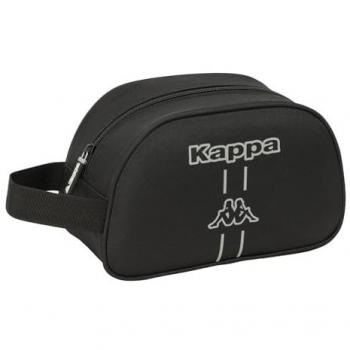 Neceser Escolar Infantil Mediano Kappa Dark con Asa, Adaptable a Carro, Fácil Limpieza y Resistente 26x12x15 cm