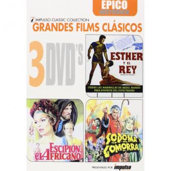 Esther y el Rey + Escipión el Africano + Sodoma y Gomorra [DVD]