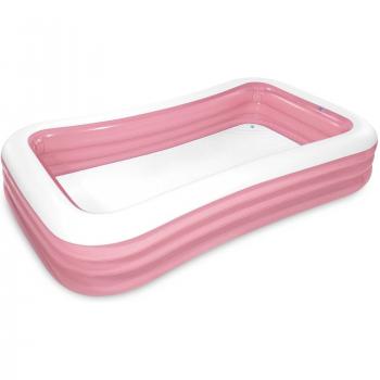 Piscina hinchable para niños rosa 305x183x56 cm Intex