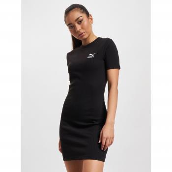 Puma Select Vestido Manga Corta Classics Ribbed Negro - Talla S