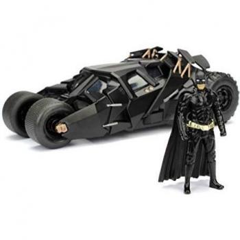 Jada- Batmóvil Coche Metal 2008 El Caballero Oscuro 1:24 coleccionismo, Color negro