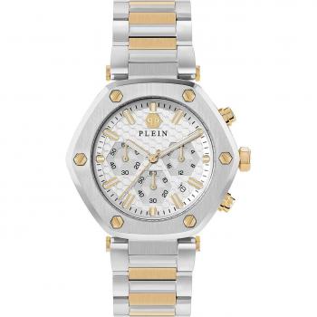Philipp Plein Hexagon Chrono Stainless Steel Watch Multicolor Male ONE SIZE