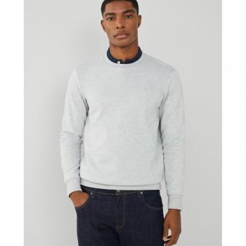 Sudadera Hackett London Doble Punto Gris