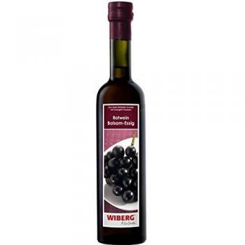 Vinagre Balsámico de Vino Tinto Wiberg 6% Acidez 500 ml