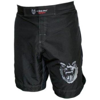 OKAMI Fightgear Kampfsporthose Warrior Shorts - Pantalones cortos, color negro, talla S