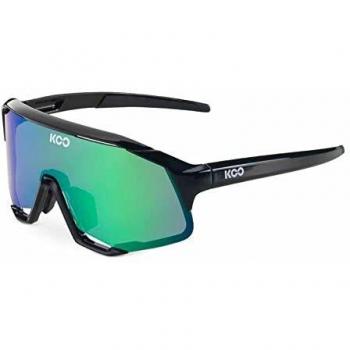 Kask Gafas KOO Demo Black Green Lent Green