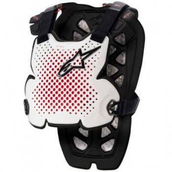 Alpinestars A-1 Pro Chest Protector White/Black/Red 2XL
