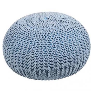 SantiagoPons Puff Trenzado Azul