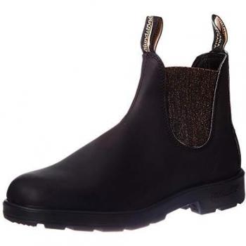 Blundstone Women's Original Chelsea Boots Black & Bronze Glitter