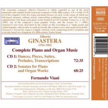 Ginastera: Complete Piano & Organ