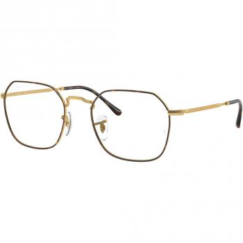 Ray-Ban RX3694V Jim 3177 Men's Eyeglasses Gold Size 53 (Frame Only) - Blue Light Block Available