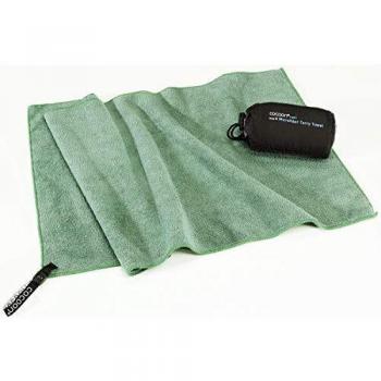 Toalla Microfibra Ligera Cocoon Verde Adulto 150 x 80 cm
