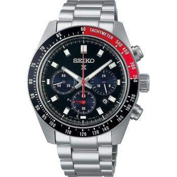 Seiko Prospex Speedtimer Go Large Solar Chronograph Black Dial SSC915P1 Mens Watch