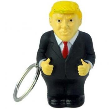 TOYLAND Novedad Donald Trump Llavero exprimible - Presidente Poop Keyring