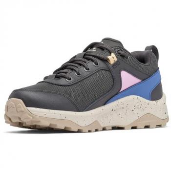 Columbia Zapatillas de Senderismo Trailstorm™ Ascend WP, impermeables, bajo, para mujer, color gris oscuro y azul, talla 37.5 (4.5 UK)
