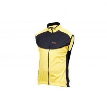 Massi Windtex Chaleco, Hombre, Amarillo/Negro, XL