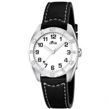 Reloj Analógico Lotus 15942/1 con Correa de Acero Inoxidable y Esfera Negra