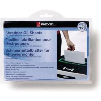 Rexel Shredder Oil Sheets, Pack of 12, A5 Size, 2101948