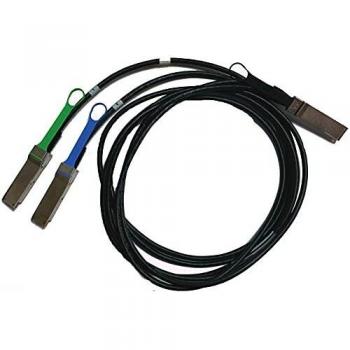 Cable híbrido IB HDR 200 GB/s a 2 x 100 GB/s, QSFP56 a 2 x QSFP56, LSZH, Colored, 1 m, 30 AWG - MCP7H