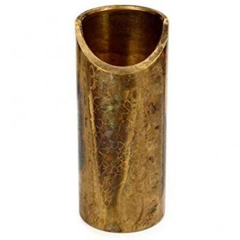 Rock Slide Aged Brass Guitar Slide, Large