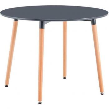 Mesa de Comedor Nordika Circular Diseño Nórdico 74,5x100x100 cm