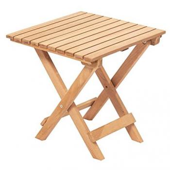Mesa de Centro Wellhome de Haya para Jardín Marrón Sin Barniz