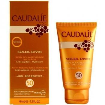Caudalie Soleil Divine Soin Visage Anti-Age SPF 50, 40 ml.