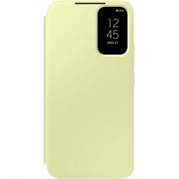 Samsung Smart View Wallet Case Funda con Tapa Inteligente Lima para Galaxy A34 5G EF-ZA346
