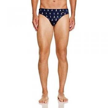 Hom Voile Swim Mini Briefs - Bañador para hombre, Azul Marino, Small