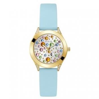 Guess Mini Wonderlust Silicone Watch, Multicolor female, Size: ONE SIZE