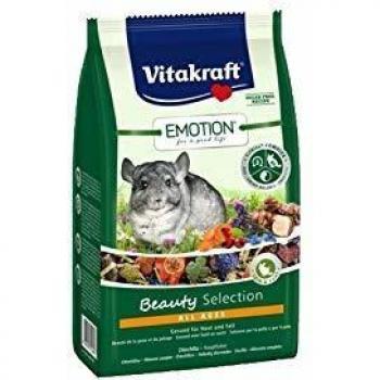 Vitakraft Comida para chinchilla Emotion Beauty All Ages, 600 g - Pienso Vitakraft EMOTION BEAUTY