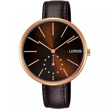 Reloj Hombre Lorus Analógico de Cuarzo con Correa de Cuero RN424AX9
