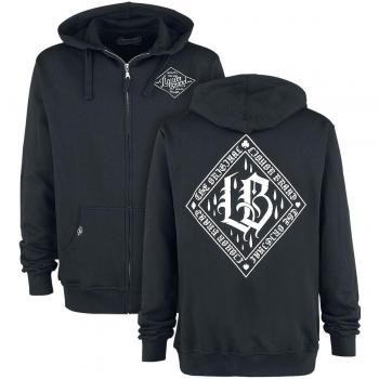 Liquorbrand Legacy Sudadera capucha con cremallera Negro XL