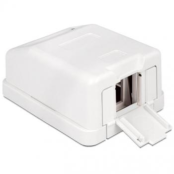 Caja Vacía Keystone 1 Puerto con Protección contra el Polvo