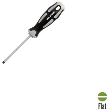 Destornillador Plano Estampado Acero S2 - 0,8 x Ø 4,0 x 75 mm - Alta Calidad