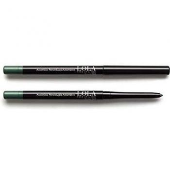 LOLA - Lápiz de ojos automático de maquillaje | Lápiz de ojos para ojos ahumados, resistente al agua y a prueba de manchas, larga duración, color verde 005