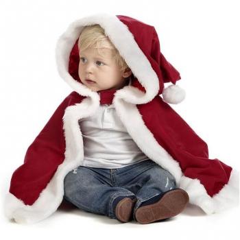 Capa de Papá Noel para niños Limit Costumes