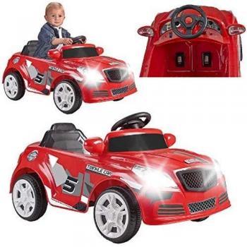 FEBER - Twinkle Car 12V R/C, coche eléctrico de 1 plaza, radiocontrol, 45 min de batería y detalles de coches: faros con luz, 2 marchas, acelerador y freno eléctrico, de 3 a 6 años, FAMOSA