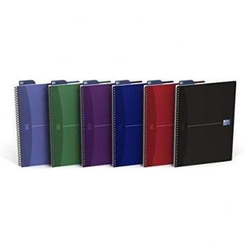 Cuaderno Espiral Oxford Essentials A4 Rayado 180 Páginas Colores Surtidos