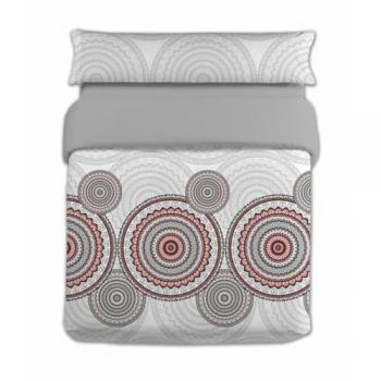 Juego de Funda Nórdica Hosteline Zarco Gris Cama 90 - 2 Piezas